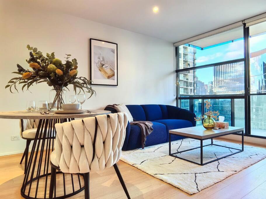 Charming 1Br Southbank W Balcony & Free Parking#Ti22 Appartement Melbourne Buitenkant foto